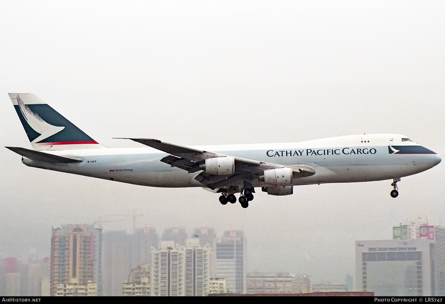Aircraft Photo of B-HVY | Boeing 747-236F/SCD | Cathay Pacific Airways Cargo | AirHistory.net #370704