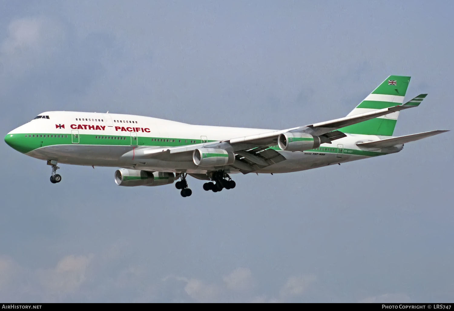 Aircraft Photo of VR-HOT | Boeing 747-467 | Cathay Pacific Airways | AirHistory.net #370710