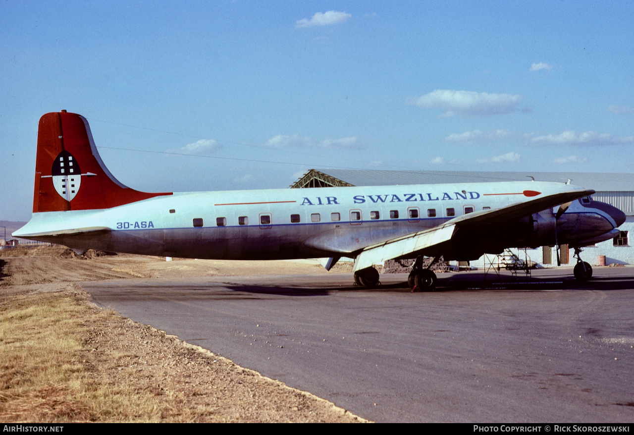 Aircraft Photo of 3D-ASA | Douglas DC-6B | Air Swaziland | AirHistory.net #370721