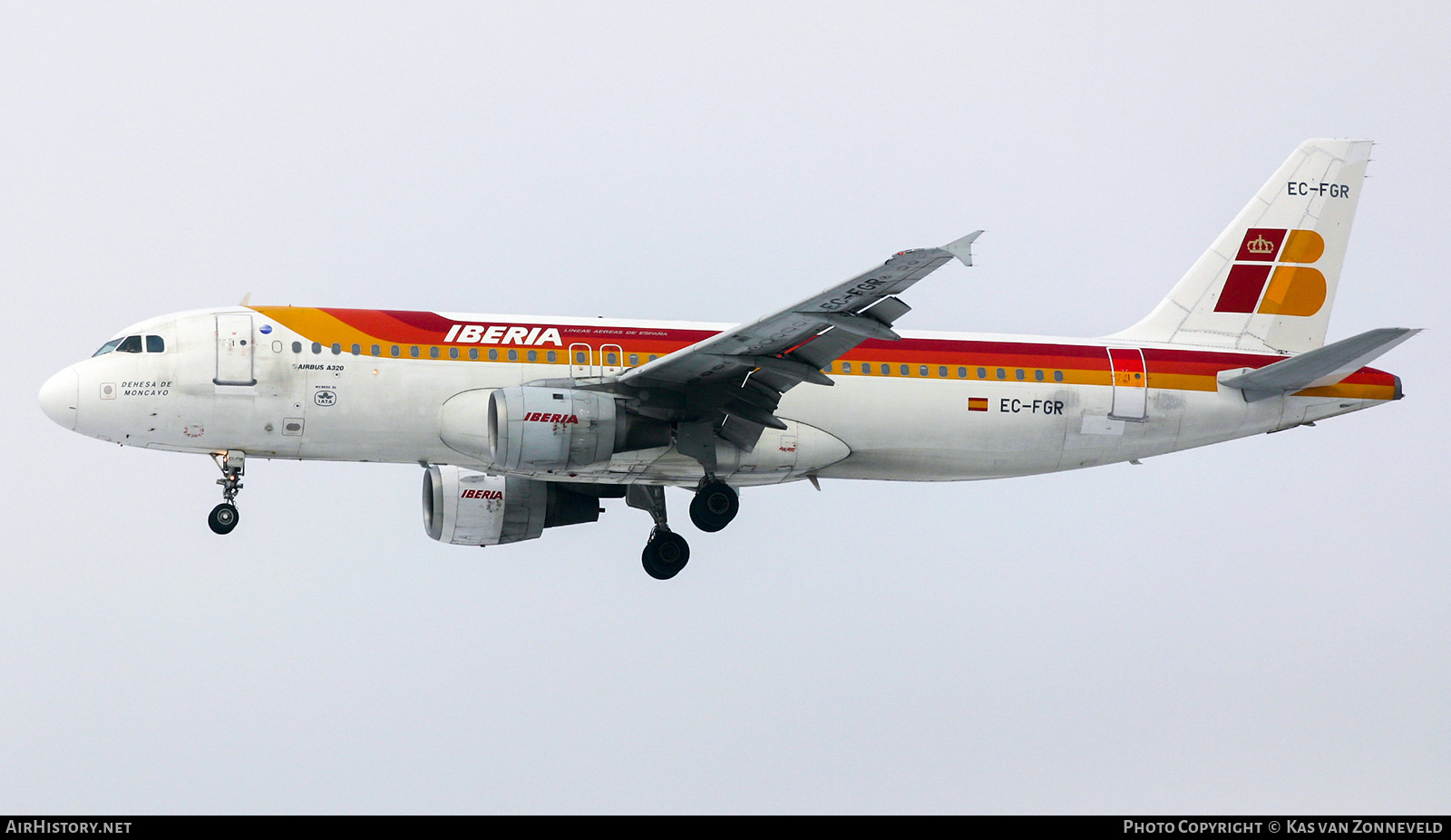Aircraft Photo of EC-FGR | Airbus A320-211 | Iberia | AirHistory.net #370727