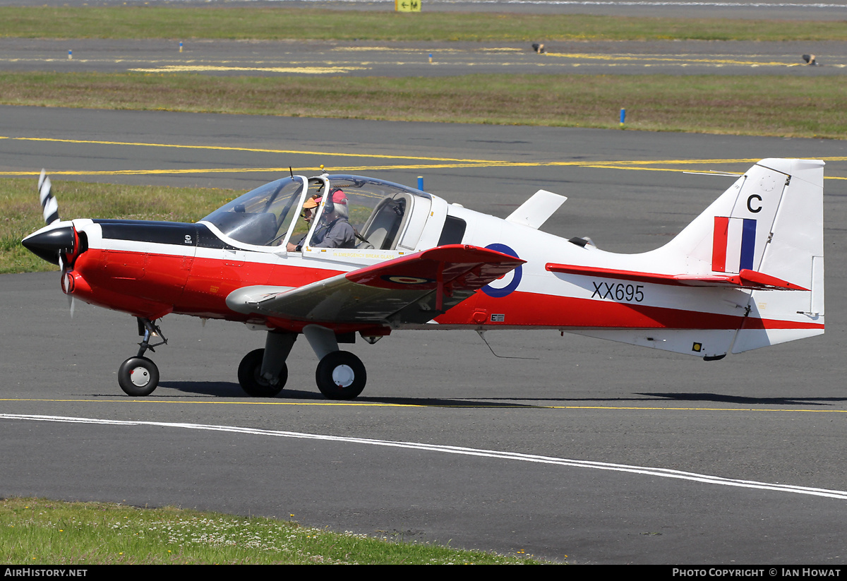 Aircraft Photo of G-CBBT / XX695 | Scottish Aviation Bulldog 120/121 | UK - Air Force | AirHistory.net #370731