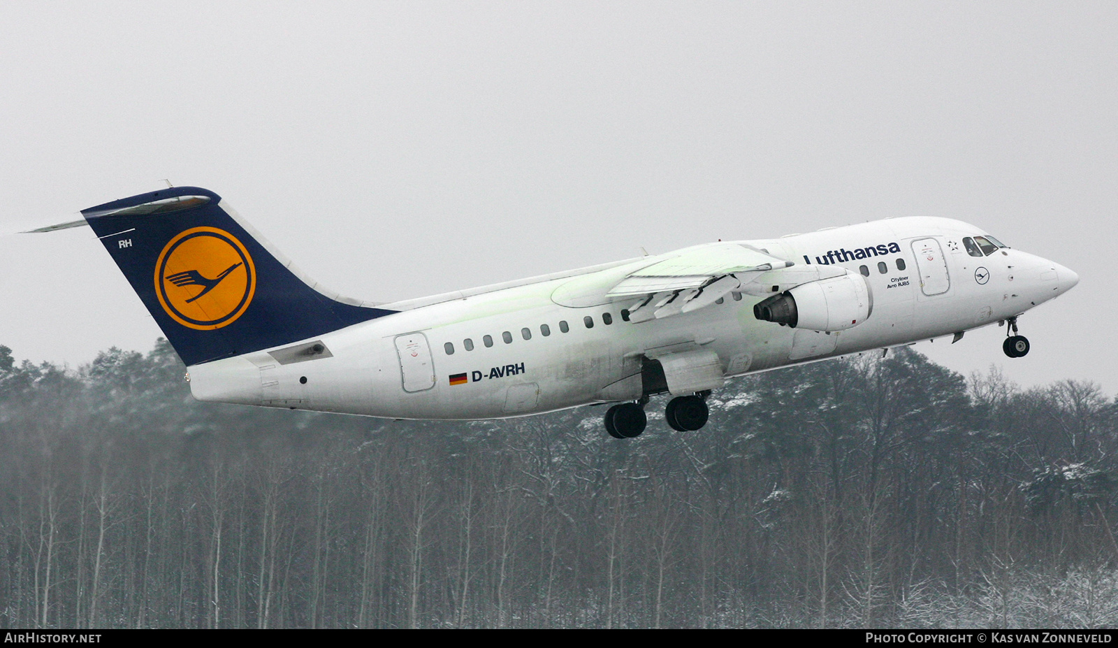 Aircraft Photo of D-AVRH | British Aerospace Avro 146-RJ85 | Lufthansa | AirHistory.net #370732
