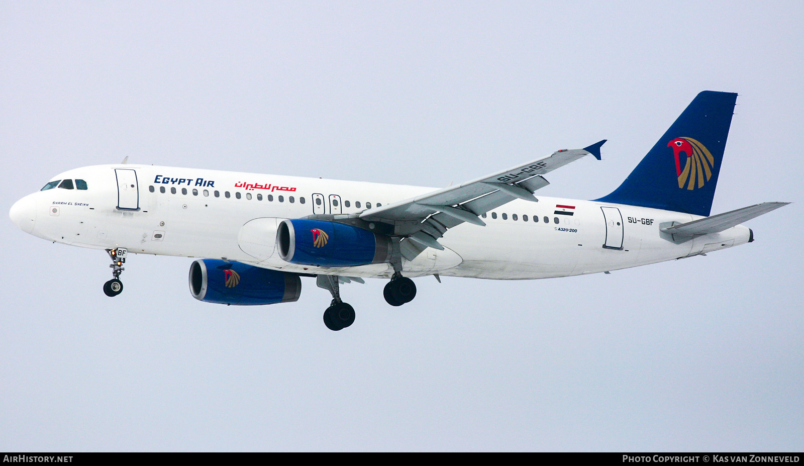 Aircraft Photo of SU-GBF | Airbus A320-231 | EgyptAir | AirHistory.net #370743