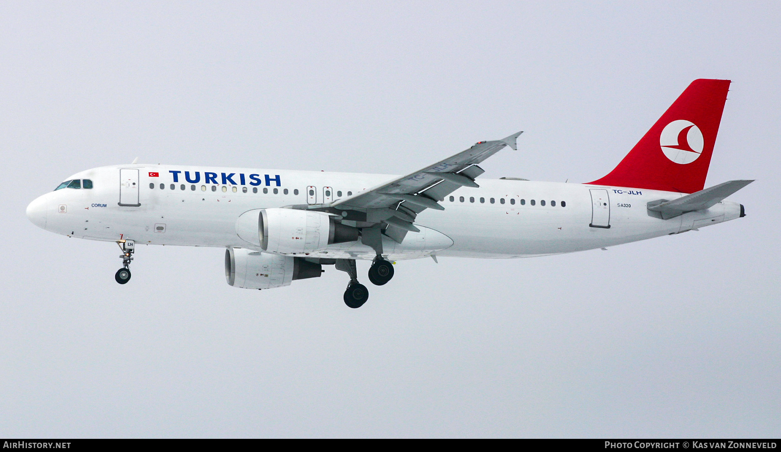 Aircraft Photo of TC-JLH | Airbus A320-214 | Turkish Airlines | AirHistory.net #370745