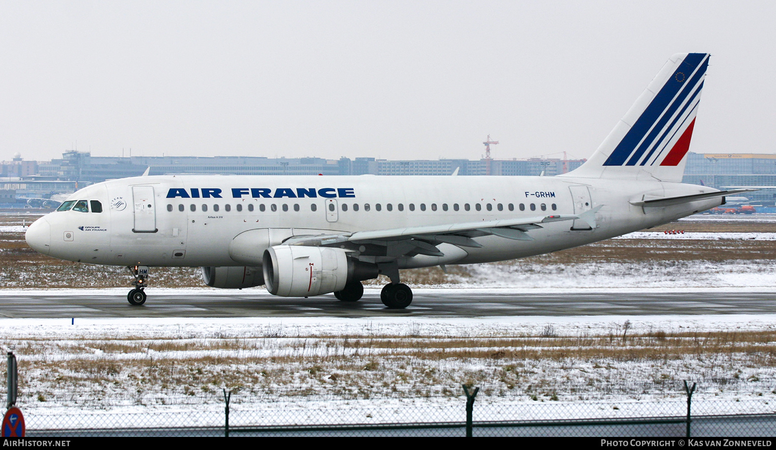 Aircraft Photo of F-GRHM | Airbus A319-111 | Air France | AirHistory.net #370751