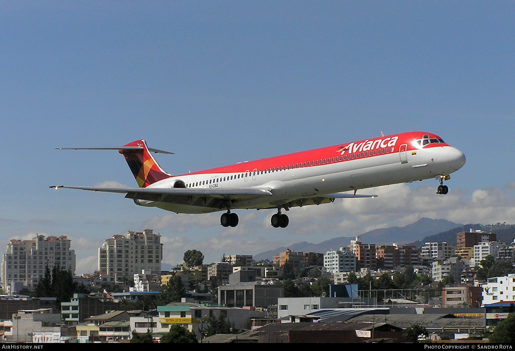 Aircraft Photo of EI-CBZ | McDonnell Douglas MD-83 (DC-9-83) | Avianca | AirHistory.net #370760