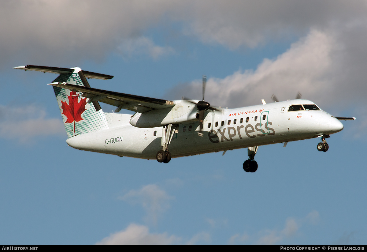 Aircraft Photo of C-GUON | De Havilland Canada DHC-8-301 Dash 8 | Air Canada Express | AirHistory.net #370764