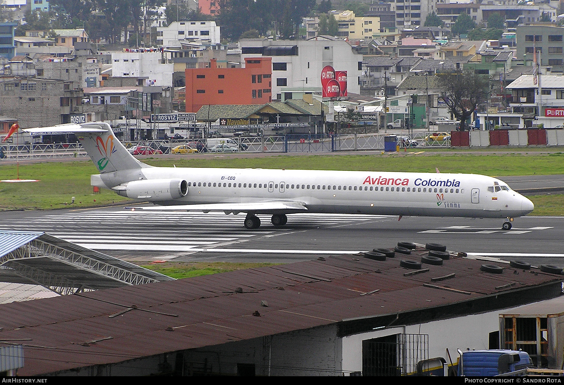 Aircraft Photo of EI-CEQ | McDonnell Douglas MD-83 (DC-9-83) | Avianca | AirHistory.net #370769