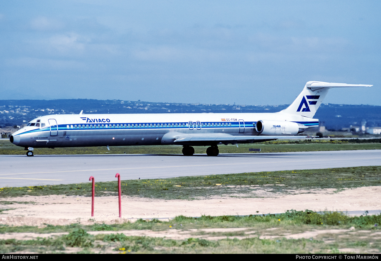 Aircraft Photo of EC-FGM | McDonnell Douglas MD-88 | Aviaco | AirHistory.net #370783