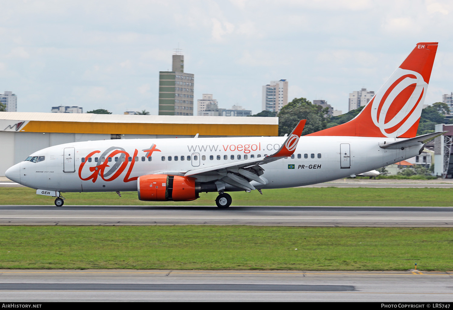 Aircraft Photo of PR-GEH | Boeing 737-76N | GOL Linhas Aéreas | AirHistory.net #370835