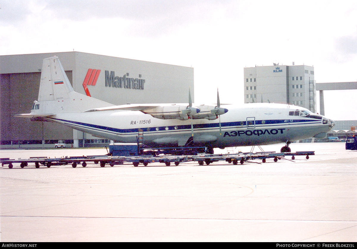 Aircraft Photo of RA-11516 | Antonov An-12B | Aeroflot | AirHistory.net #370858