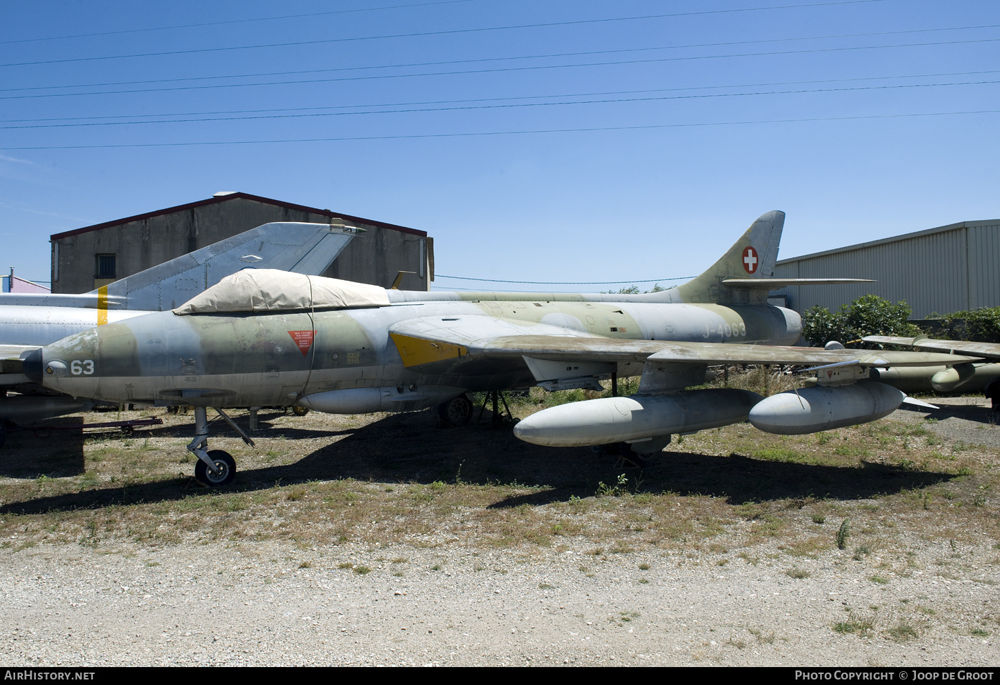 Aircraft Photo of J-4063 | Hawker Hunter F58 | Switzerland - Air Force | AirHistory.net #370881