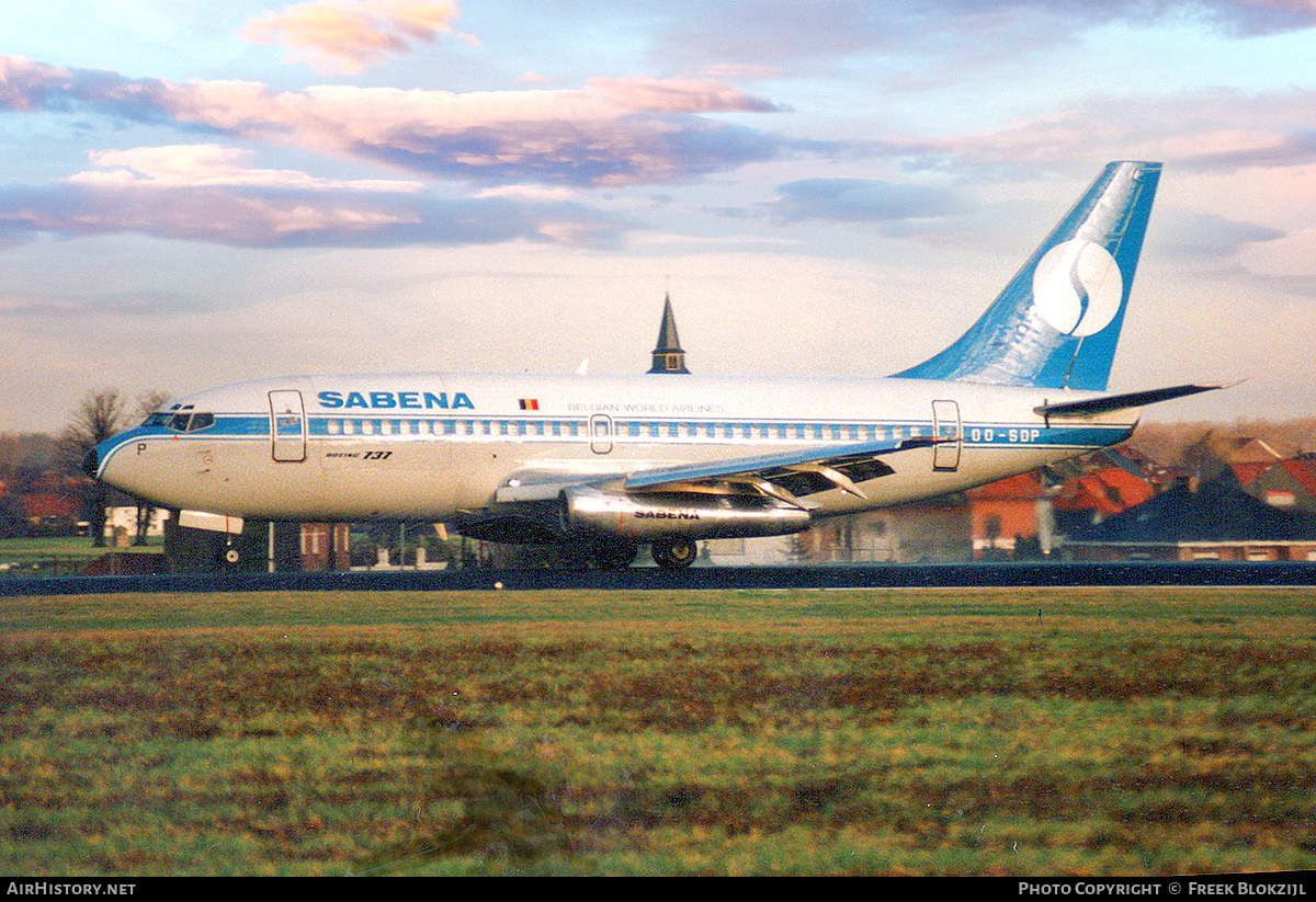 Aircraft Photo of OO-SDP | Boeing 737-229C/Adv | Sabena | AirHistory.net #370913