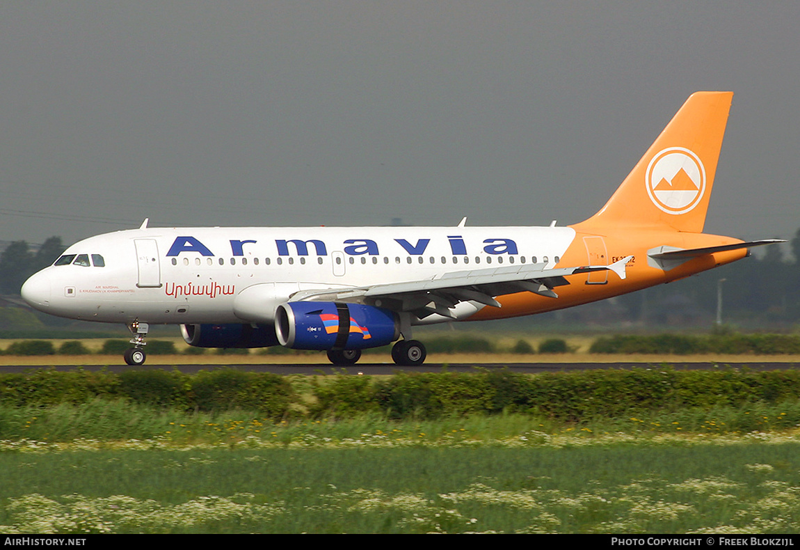 Aircraft Photo of EK32012 | Airbus A319-132 | Armavia | AirHistory.net #370925