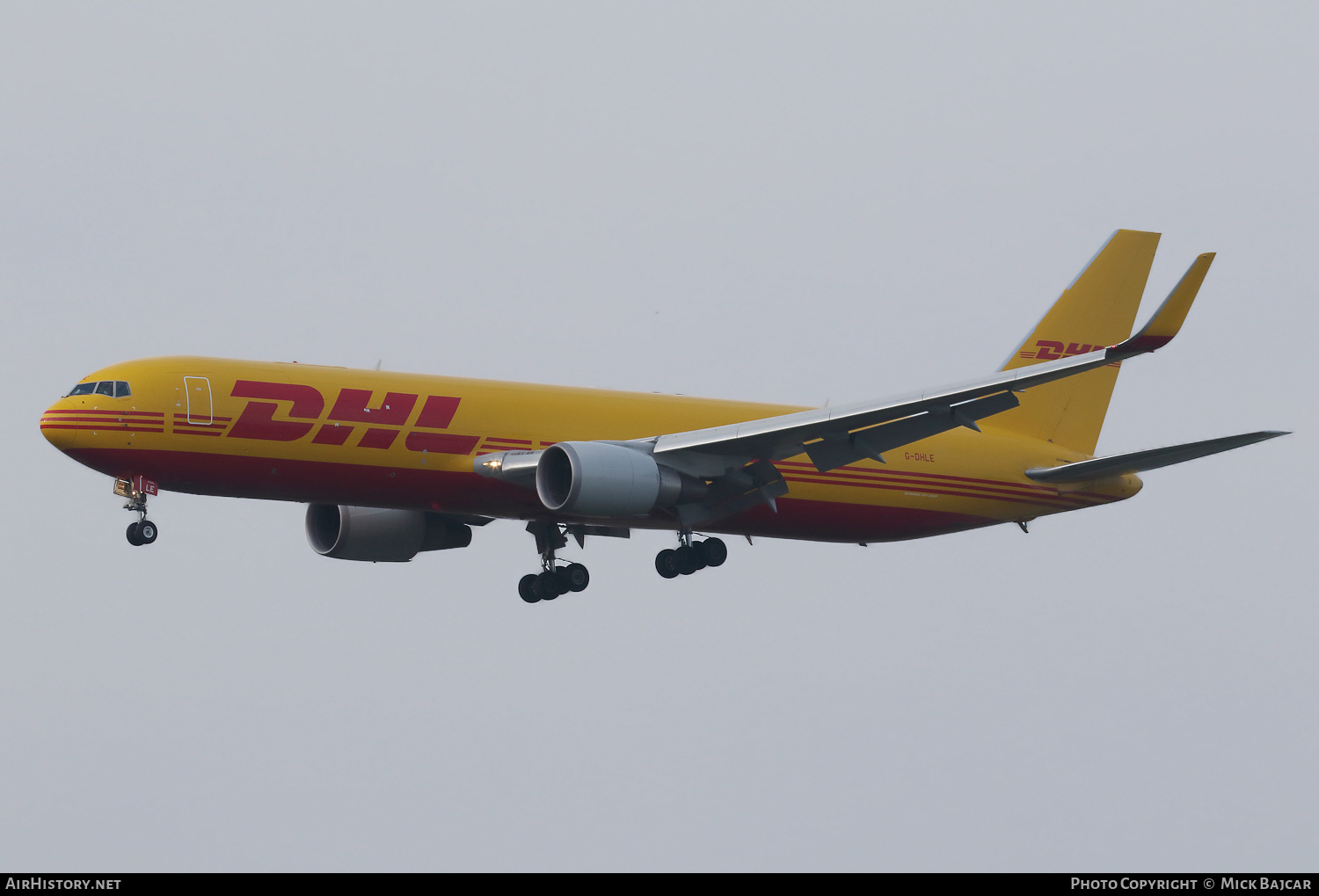 Aircraft Photo of G-DHLE | Boeing 767-3JHF | DHL International | AirHistory.net #370931