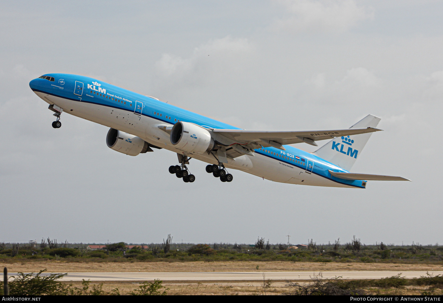 Aircraft Photo of PH-BQB | Boeing 777-206/ER | KLM - Royal Dutch Airlines | AirHistory.net #370935