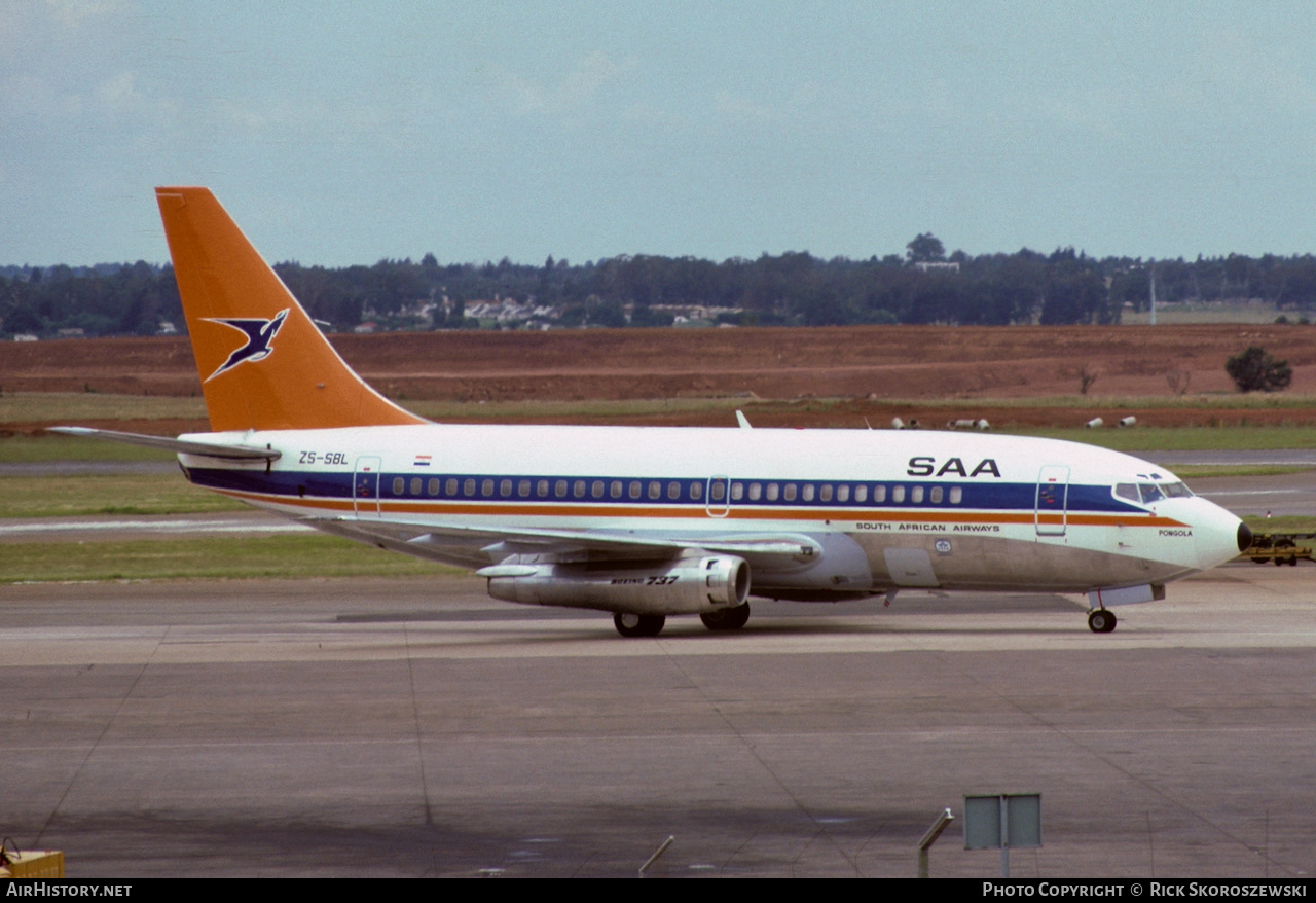 Aircraft Photo of ZS-SBL | Boeing 737-244 | South African Airways - Suid-Afrikaanse Lugdiens | AirHistory.net #370938