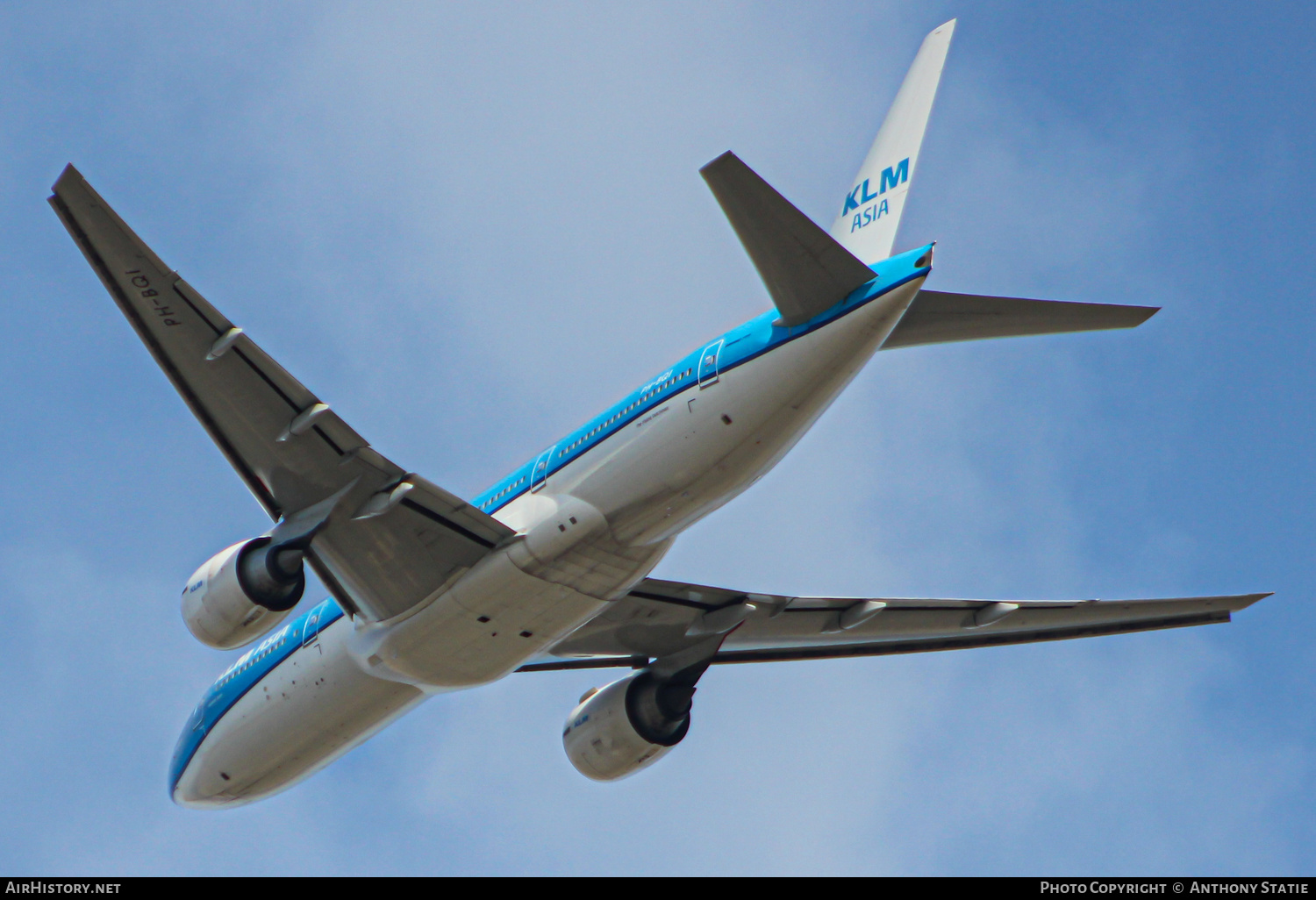 Aircraft Photo of PH-BQI | Boeing 777-206/ER | KLM Asia | AirHistory.net #370940