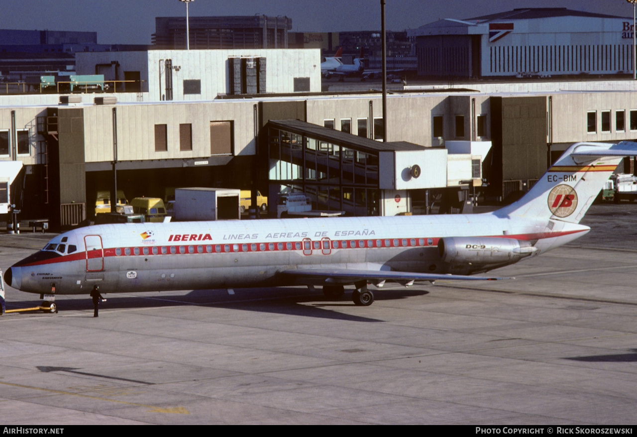 Aircraft Photo of EC-BIM | McDonnell Douglas DC-9-32 | Iberia | AirHistory.net #370949