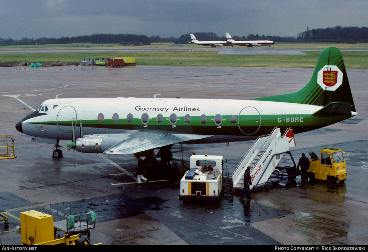 Aircraft Photo of G-BDRC | Vickers 724 Viscount | Guernsey Airlines | AirHistory.net #370954