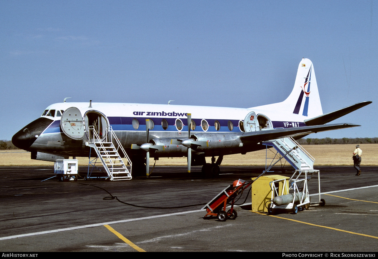 Aircraft Photo of VP-WAT | Vickers 782D Viscount | Air Zimbabwe | AirHistory.net #370958