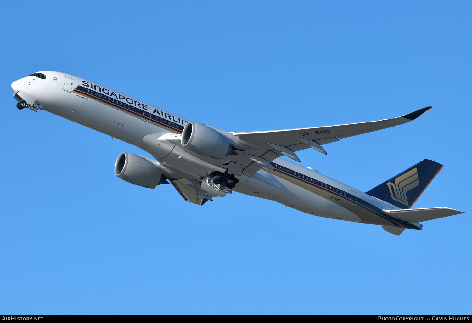 Aircraft Photo of 9V-SHQ | Airbus A350-941 | Singapore Airlines | AirHistory.net #370965