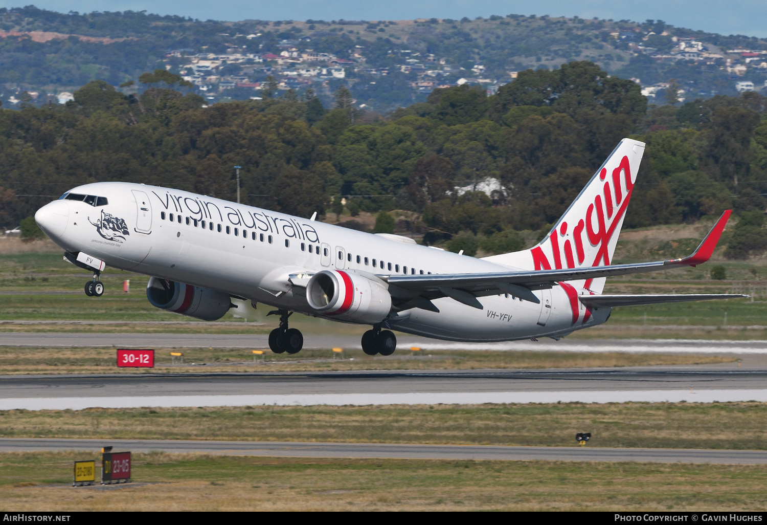 Aircraft Photo of VH-YFV | Boeing 737-8FE | Virgin Australia Airlines | AirHistory.net #370966