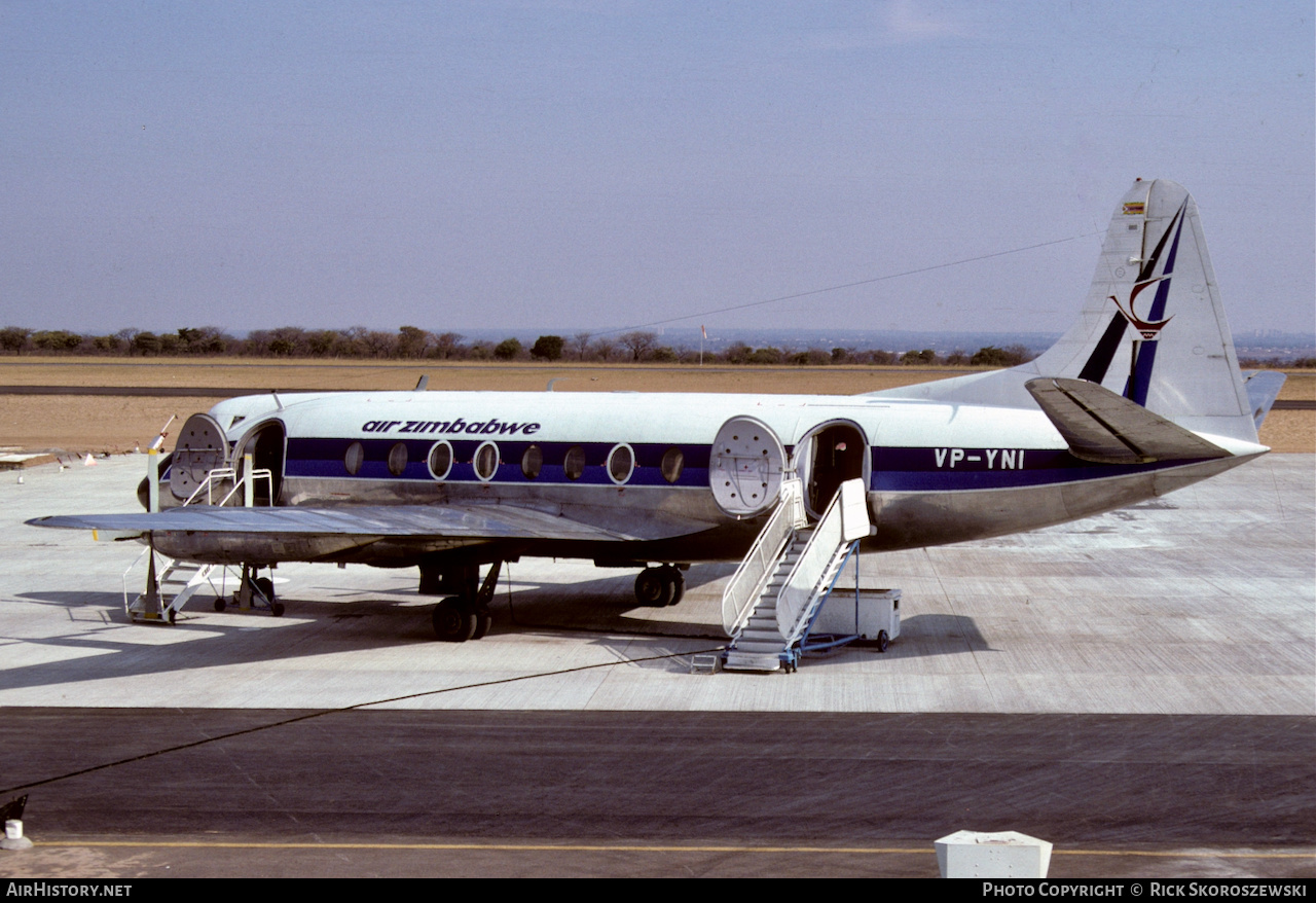 Aircraft Photo of VP-YNI | Vickers 756D Viscount | Air Zimbabwe | AirHistory.net #370973
