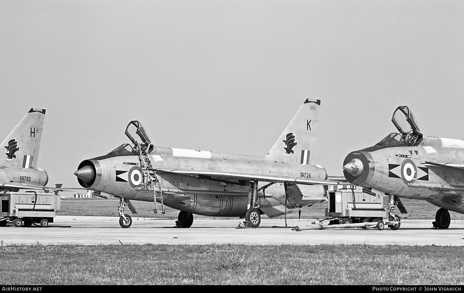 Aircraft Photo of XR724 | English Electric Lightning F6 | UK - Air Force | AirHistory.net #370985