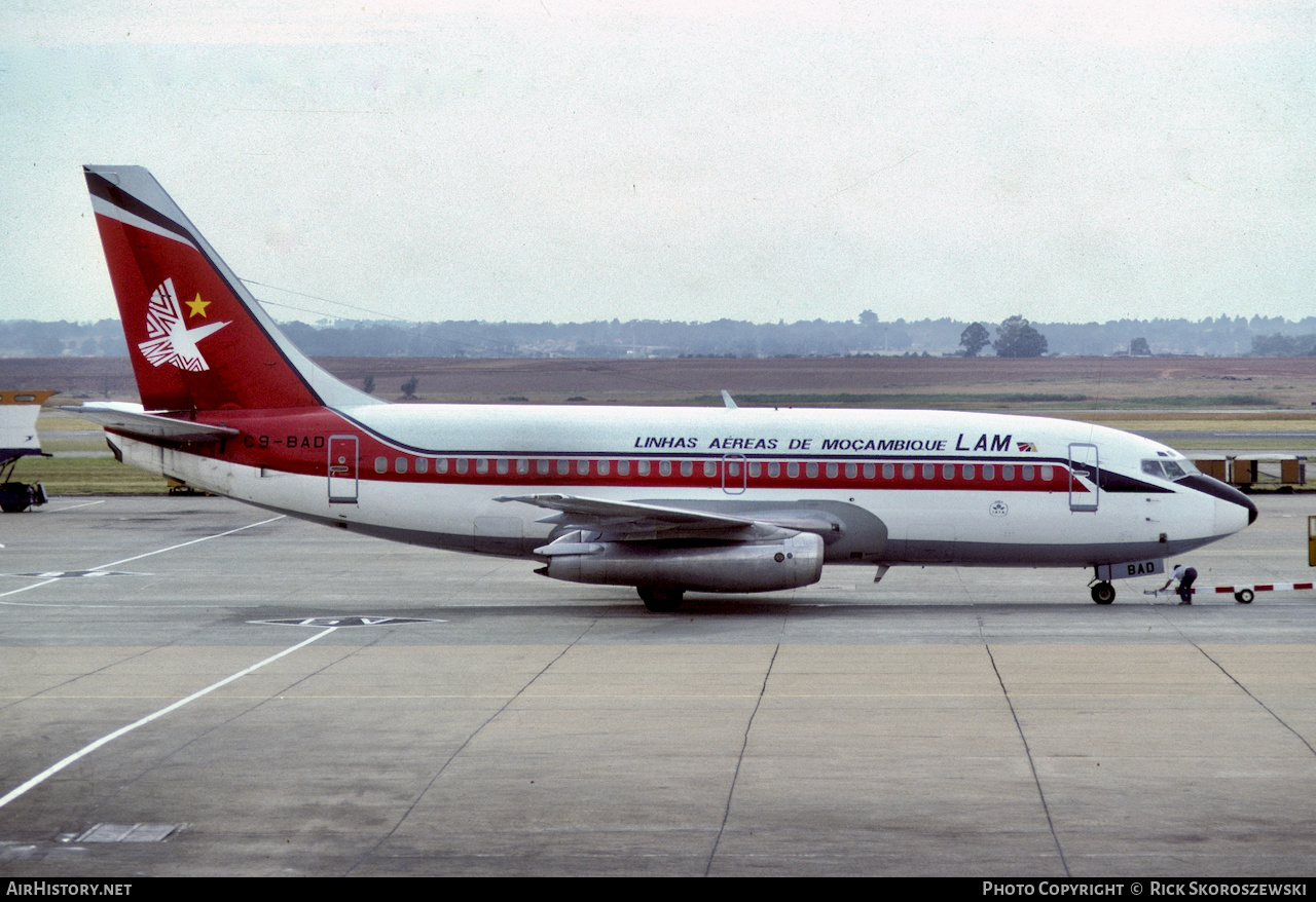 Aircraft Photo of C9-BAD | Boeing 737-2B1 | LAM - Linhas Aéreas de Moçambique | AirHistory.net #370986