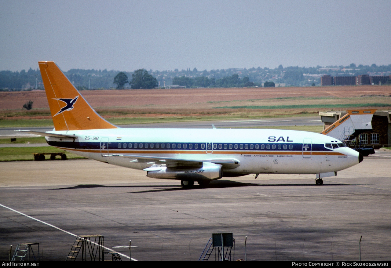 Aircraft Photo of ZS-SIB | Boeing 737-244/Adv | South African Airways - Suid-Afrikaanse Lugdiens | AirHistory.net #370999