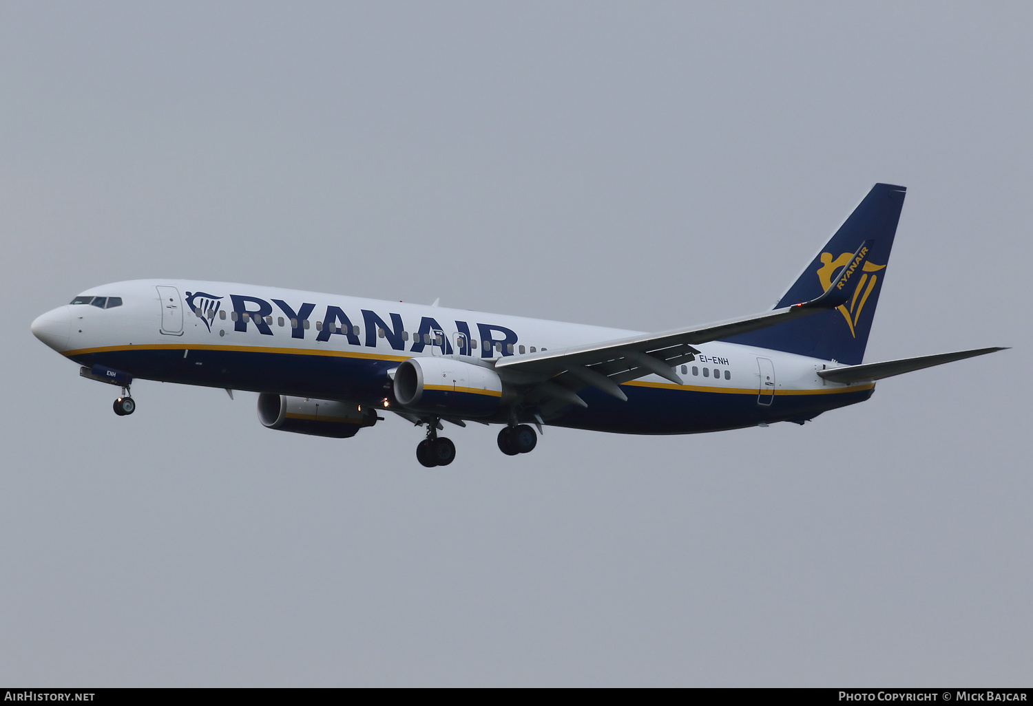 Aircraft Photo of EI-ENH | Boeing 737-8AS | Ryanair | AirHistory.net #371009