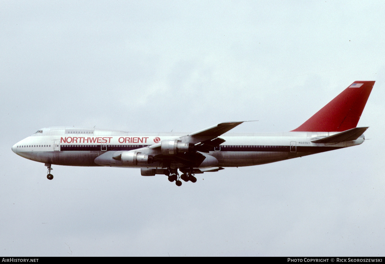 Aircraft Photo of N609US | Boeing 747-151 | Northwest Orient Airlines | AirHistory.net #371018