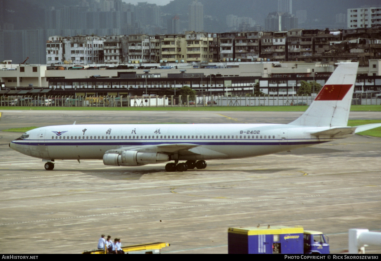 Aircraft Photo of B-2402 | Boeing 707-3J6B | CAAC - Civil Aviation Administration of China | AirHistory.net #371022