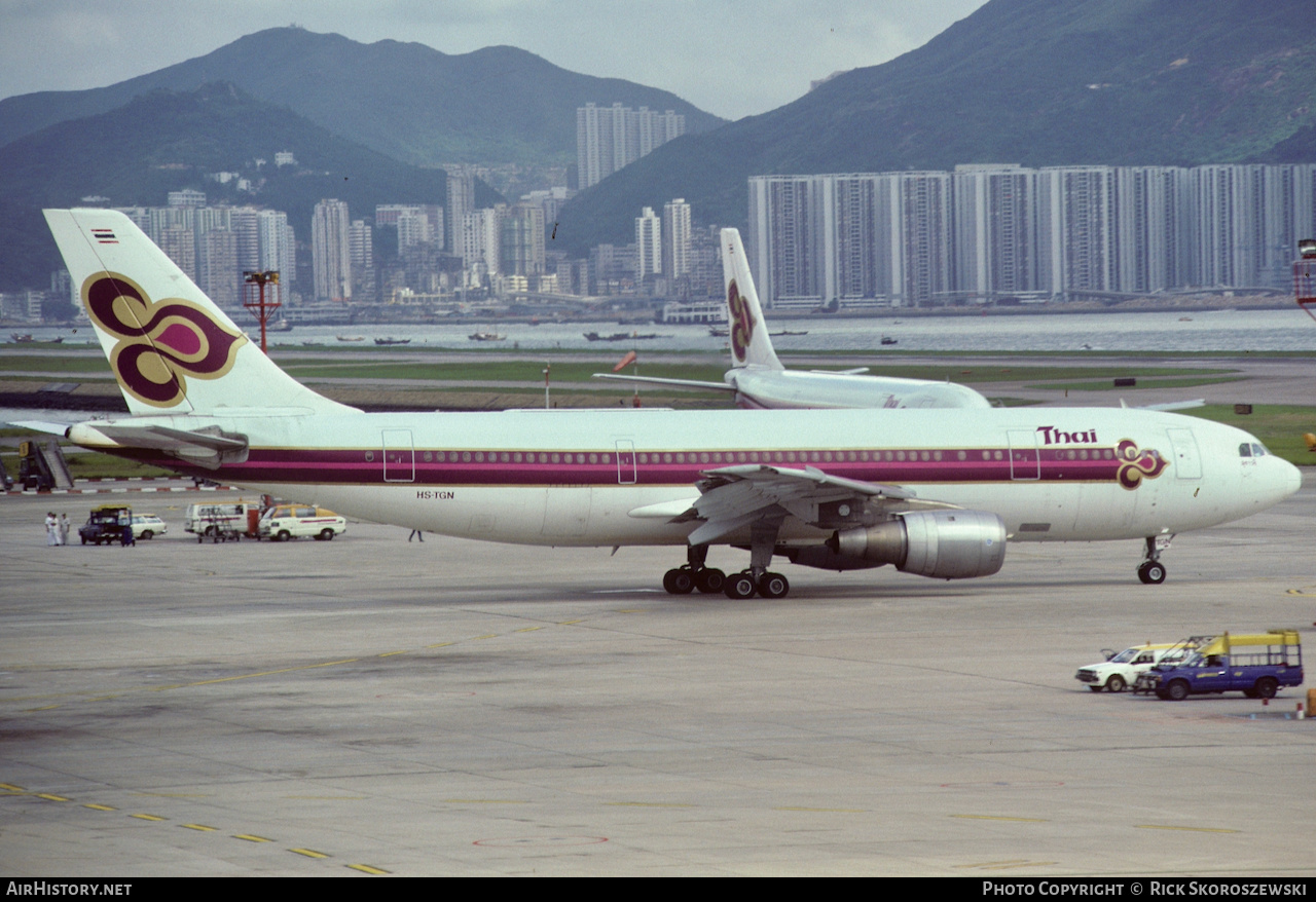 Aircraft Photo of HS-TGN | Airbus A300B4-103 | Thai Airways International | AirHistory.net #371033