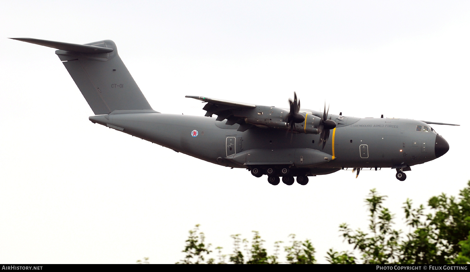 Aircraft Photo of CT-01 | Airbus A400M Atlas | Luxembourg - Air Force | AirHistory.net #371053