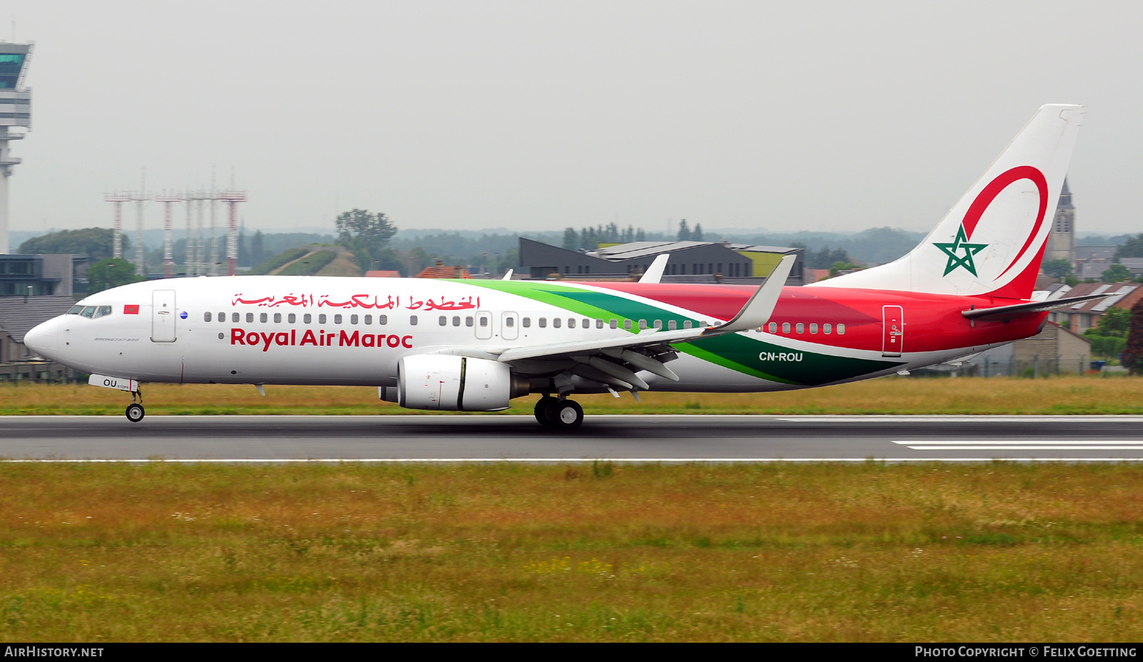 Aircraft Photo of CN-ROU | Boeing 737-8B6 | Royal Air Maroc - RAM | AirHistory.net #371054