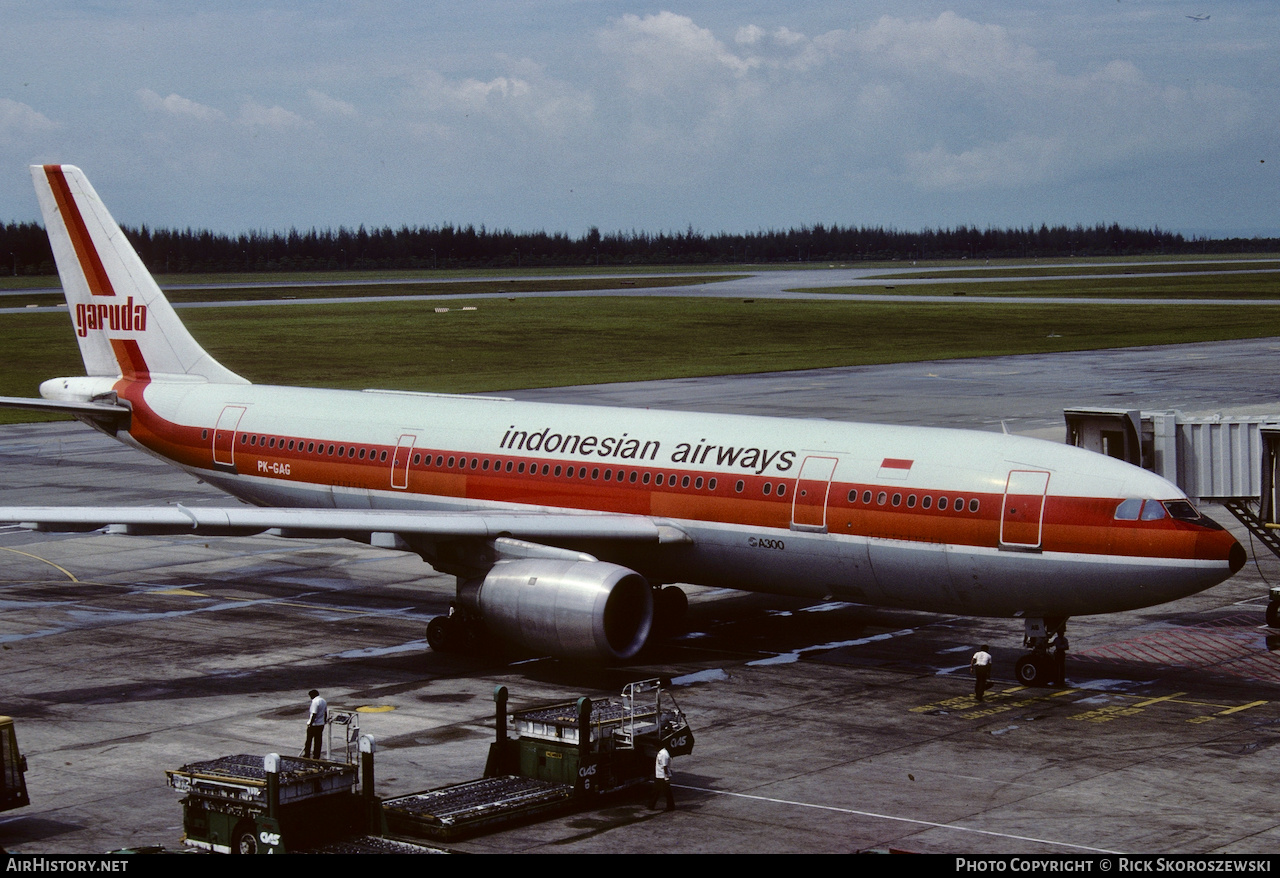 Aircraft Photo of PK-GAG | Airbus A300B4-220FF | Garuda Indonesian Airways | AirHistory.net #371058