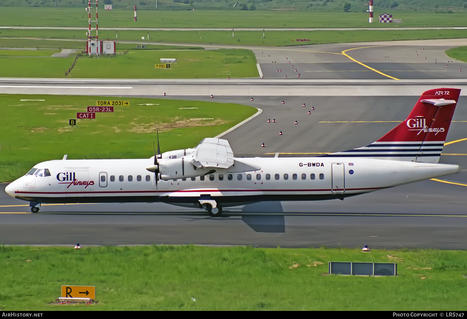 Aircraft Photo of G-BWDA | ATR ATR-72-202 | Gill Airways | AirHistory.net #371103