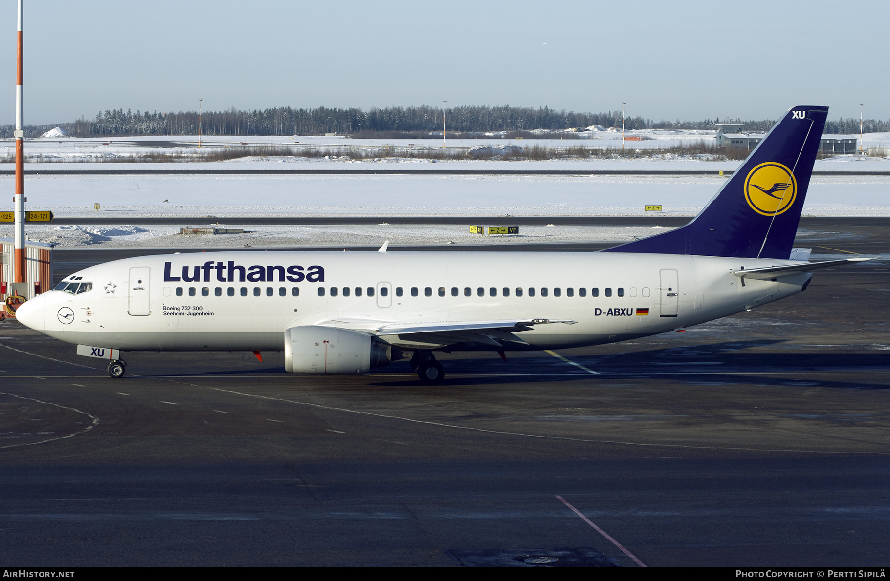 Aircraft Photo of D-ABXU | Boeing 737-330 | Lufthansa | AirHistory.net #371113