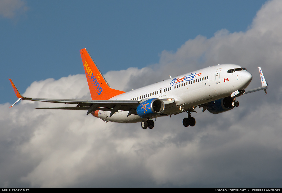 Aircraft Photo of C-FTJH | Boeing 737-8BK | Sunwing Airlines | AirHistory.net #371160
