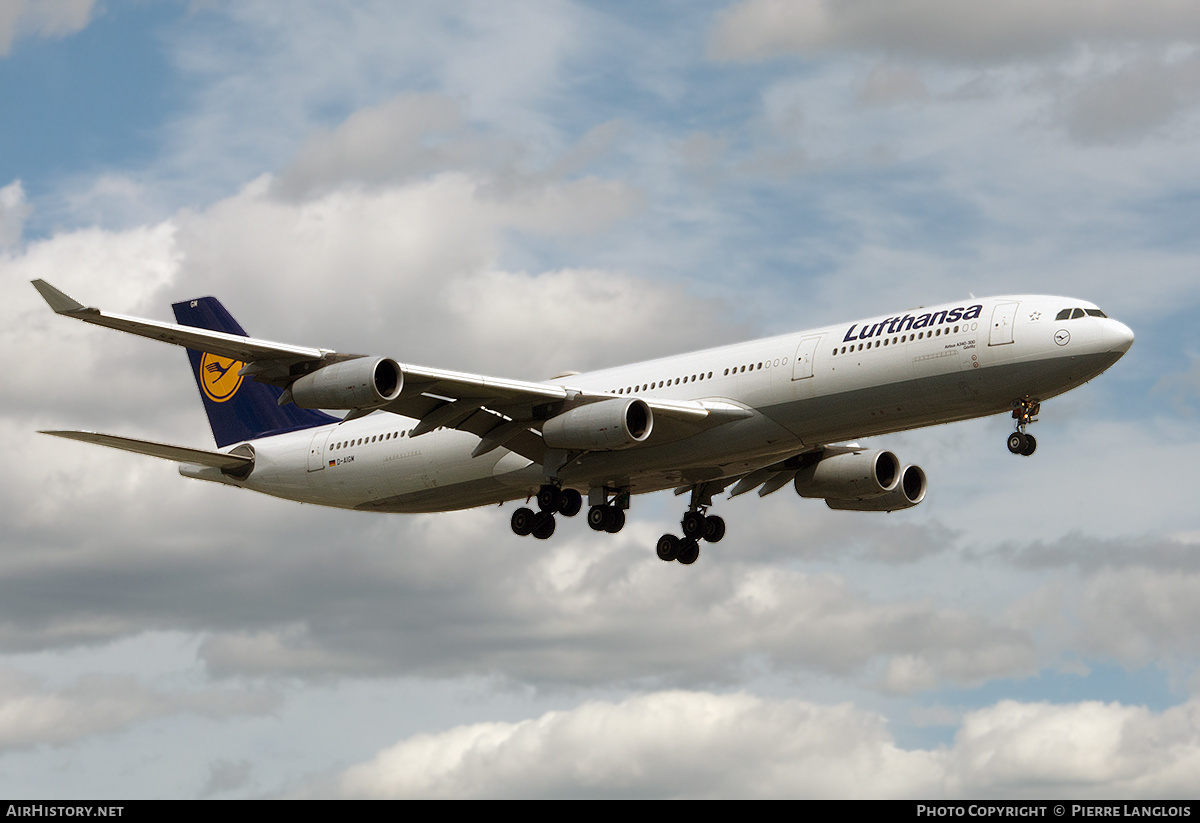 Aircraft Photo of D-AIGW | Airbus A340-313X | Lufthansa | AirHistory.net #371165
