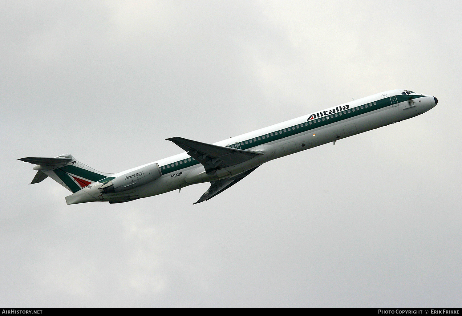 Aircraft Photo of I-DANP | McDonnell Douglas MD-82 (DC-9-82) | Alitalia | AirHistory.net #371205