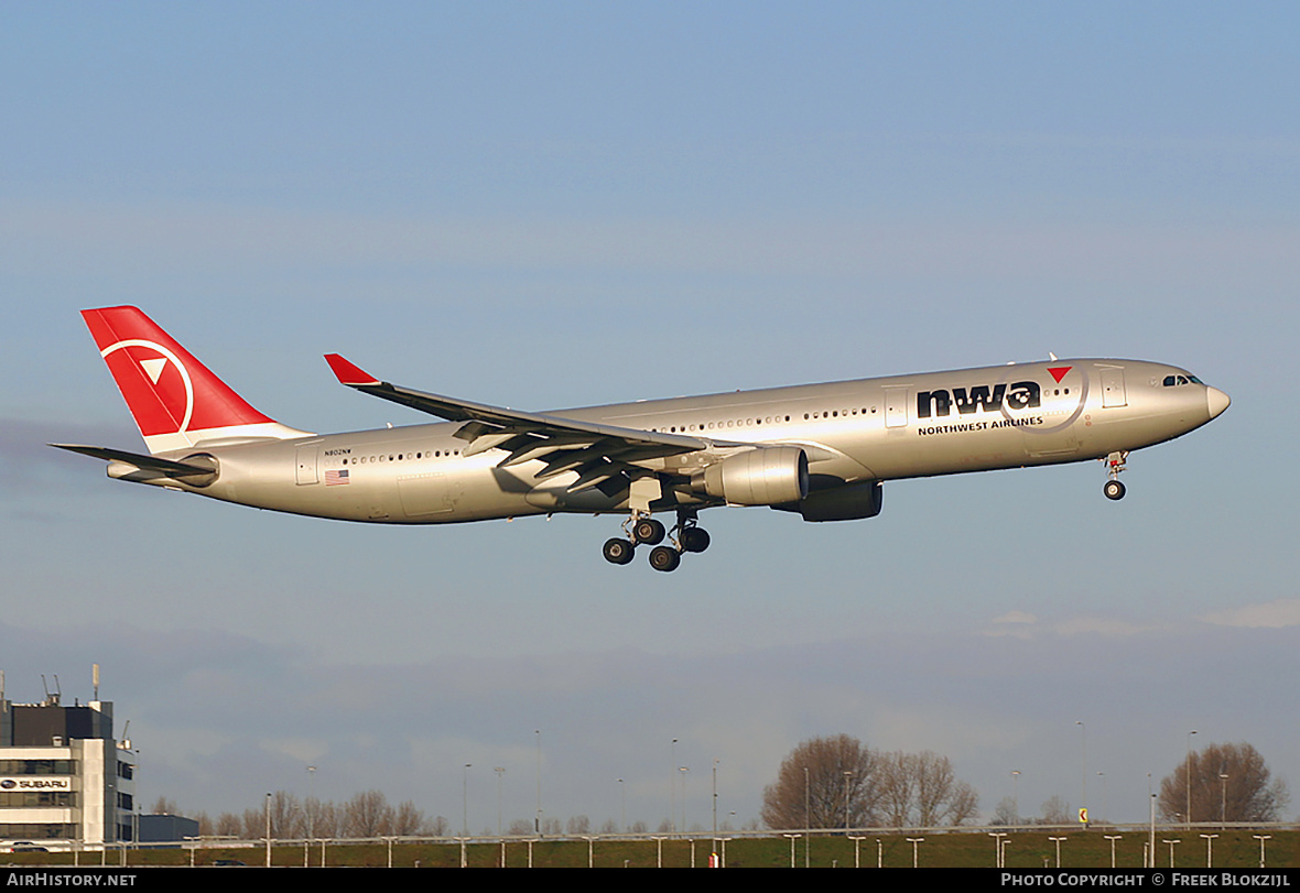 Aircraft Photo of N802NW | Airbus A330-323 | Northwest Airlines | AirHistory.net #371209