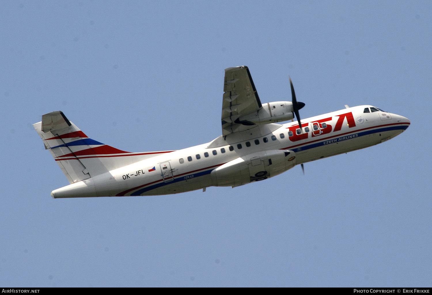 Aircraft Photo of OK-JFL | ATR ATR-42-500 | ČSA - Czech Airlines | AirHistory.net #371214