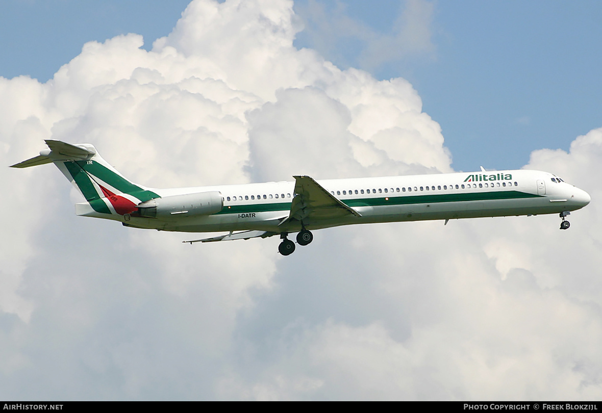 Aircraft Photo of I-DATR | McDonnell Douglas MD-82 (DC-9-82) | Alitalia | AirHistory.net #371217