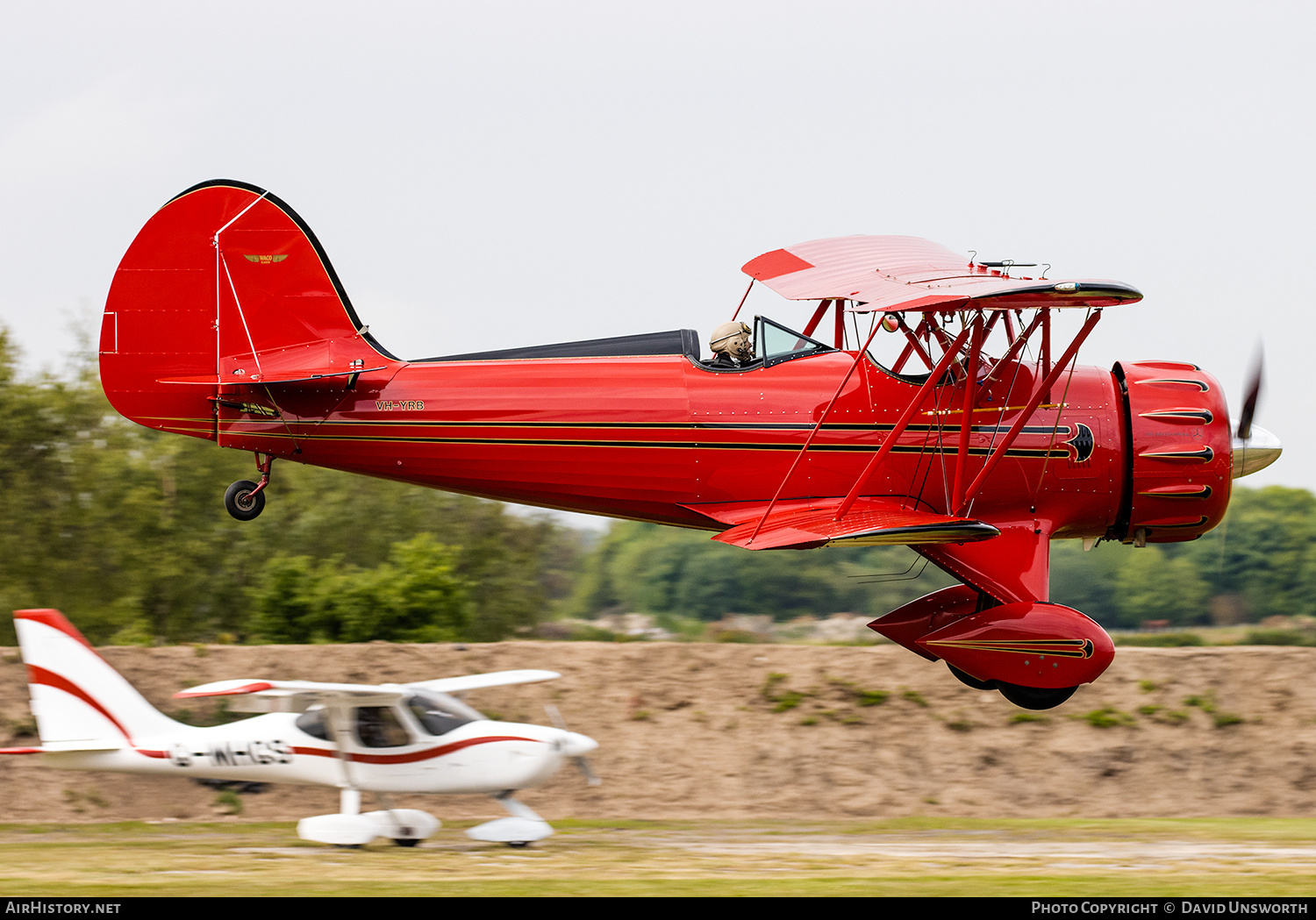 Aircraft Photo of VH-YRB | Waco YMF-5C | AirHistory.net #371231