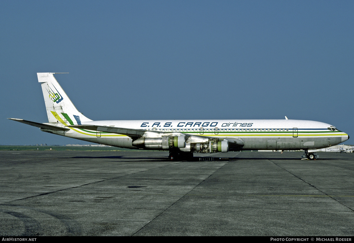 Aircraft Photo of 5N-ASY | Boeing 707-351C | EAS Cargo Airlines - Executive Aviation Services | AirHistory.net #371261