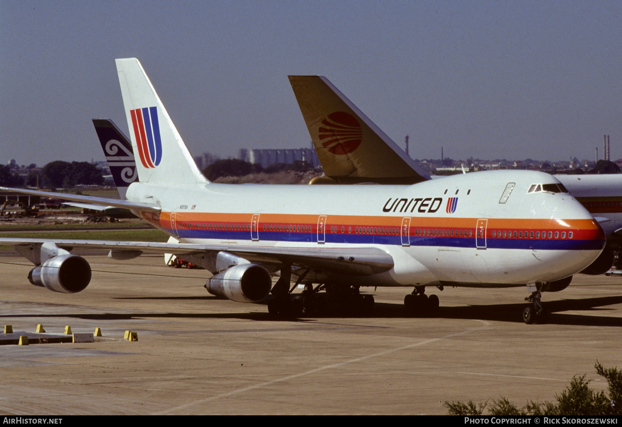 Aircraft Photo of N157UA | Boeing 747-123 | United Airlines | AirHistory.net #371283