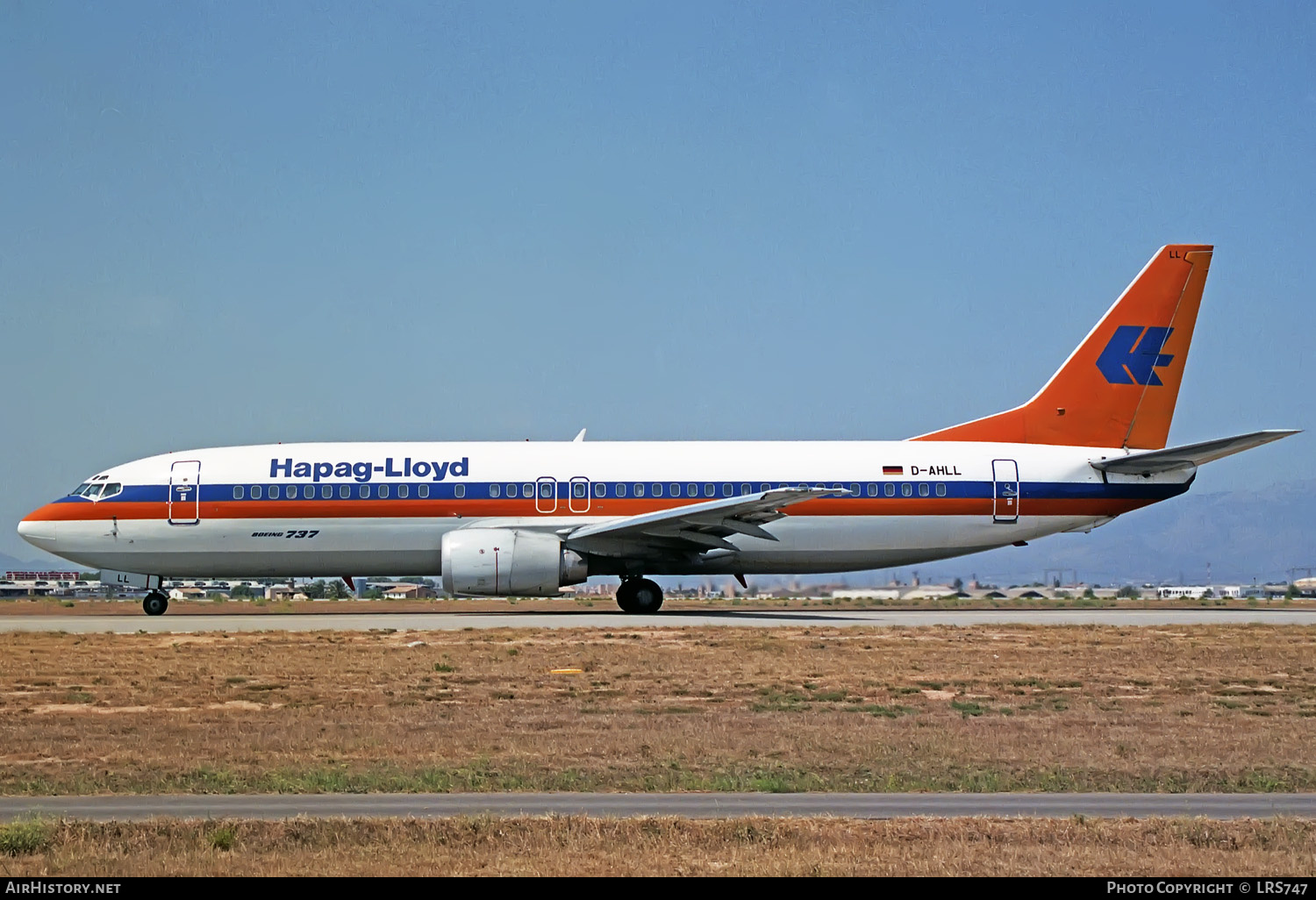 Aircraft Photo of D-AHLL | Boeing 737-4K5 | Hapag-Lloyd | AirHistory.net #371293
